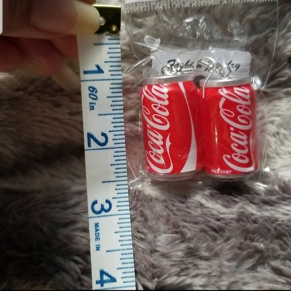 SOLD!!  COKE CAN EARRINGS